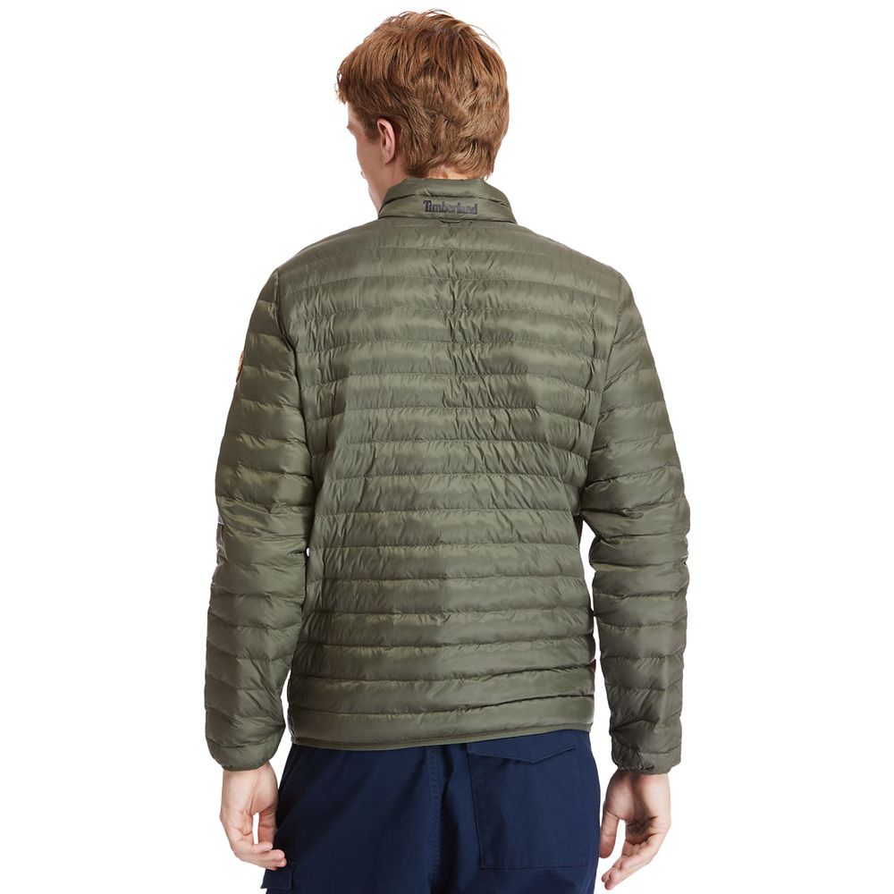 Chaquetas Timberland Hombre Axis Peak Packable Verde Oliva - Chile SQT-178539